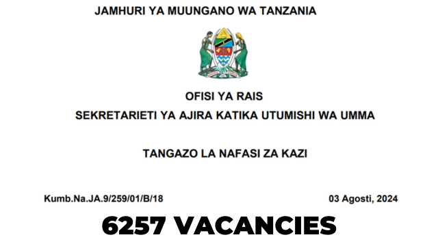 6257 Vacancies Open at MDAs & LGAs